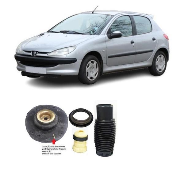 Imagem de Kit Amortecedor Lado Direito Peugeot 206 1.6 16V 1998/2010