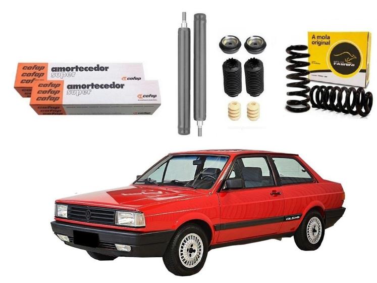 Imagem de Kit amortecedor mola dianteira cofap original volkswagen voyage g1 1.6 1.8 1988 a 1990