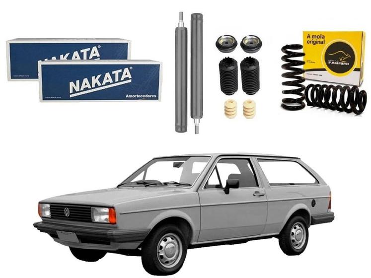 Imagem de Kit amortecedor mola dianteira nakata original volkswagen parati g1 1.6 1.8 1985 a 1987