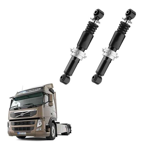 Imagem de Kit Amortecedor Mola Helicoidal Volvo Fm Fmx 2015 Tras C/Reg