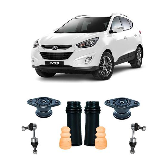 Imagem de Kit Amortecedor Traseiro Bieleta Hyundai Ix35 2012 Até 2020