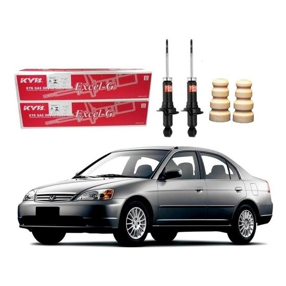 Imagem de Kit Amortecedor Traseiro Civic 1.7 2002 A 2003