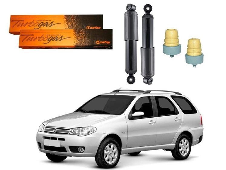 Imagem de Kit amortecedor traseiro cofap original fiat palio weekend 1.4 2005 a 2012