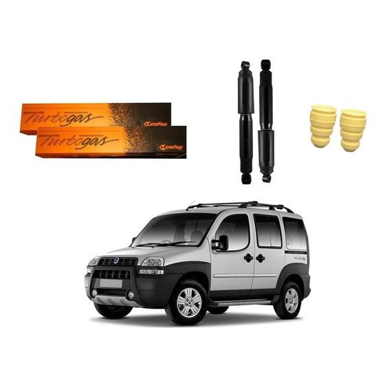 Imagem de Kit Amortecedor Traseiro Doblo Adventure 1.8 2003 A 2010