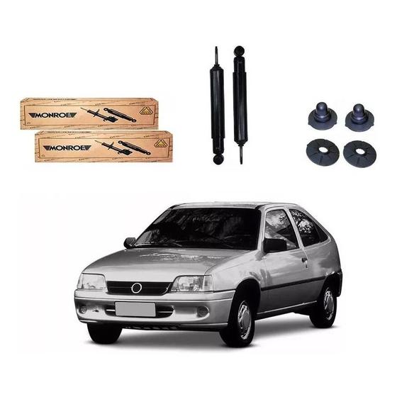 Kit Amortecedor Traseiro Kadett 1.8 2.0 1989 A 1998 - Monroe Imagem de Kit Amortecedor Traseiro Kadett 1.8 2.0 1989 A 1998