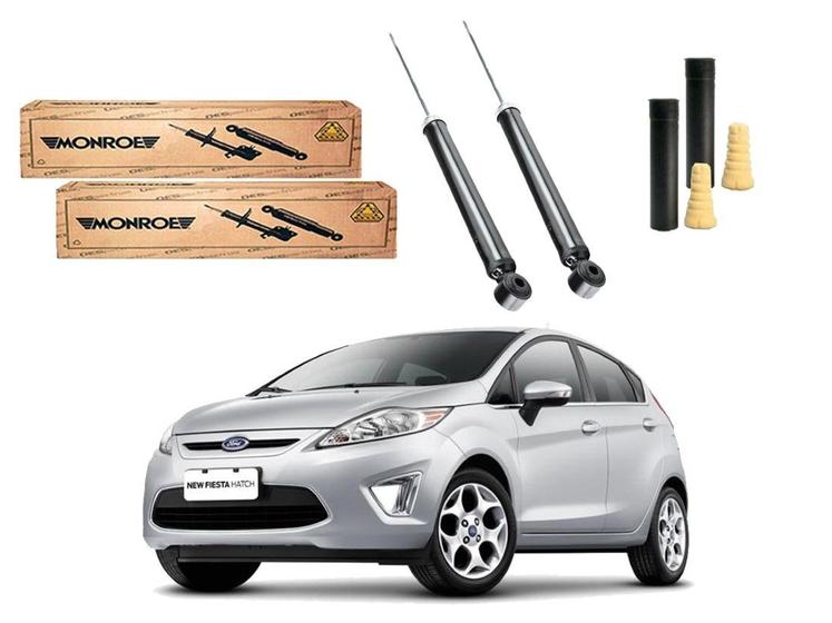 Imagem de Kit amortecedor traseiro monroe ford new fiesta mexicano 1.6 2011 a 2013