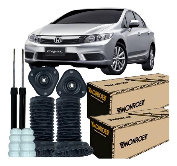 Imagem de Kit Amortecedor Traseiro Monroe Honda Civic 2012 À 2015