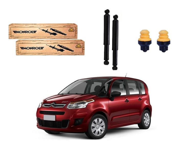 Imagem de Kit amortecedor traseiro monroe original citroën c3 picasso 1.5 1.6 2011 a 2015