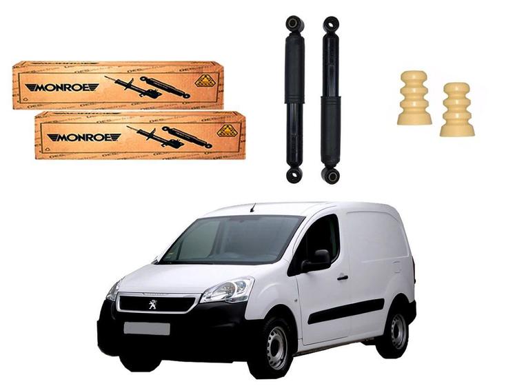 Imagem de Kit amortecedor traseiro monroe original peugeot partner 1.6 2012 a 2016