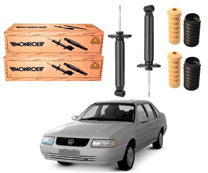 Imagem de Kit amortecedor traseiro monroe original volkswagen santana 1.8 2.0 2000 a 2006