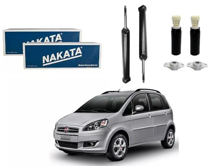 Menor preço em Kit amortecedor traseiro nakata original fiat idea 1.4 1.6 1.8 2012 a 2016