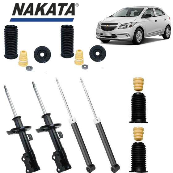 Kit Amortecedores Dianteiros e Traseiros Onix 2015 2016 2017 2018 2019 ...