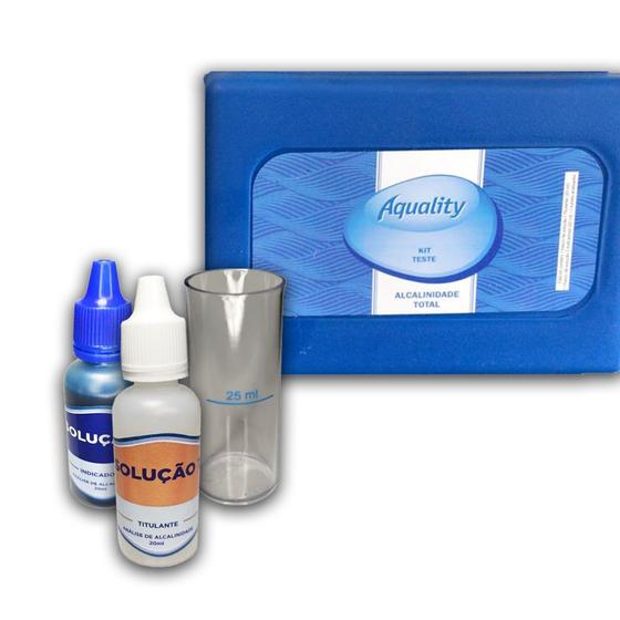Kit Análise Medidor De Alcalinidade Para Piscinas - Aquality Menor preço em Kit Análise Medidor De Alcalinidade Para Piscinas - Aquality