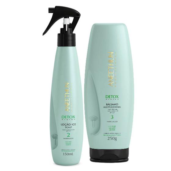 Imagem de Kit Aneethun Detox System Balsamo 250g e Loção Scalp 150ml