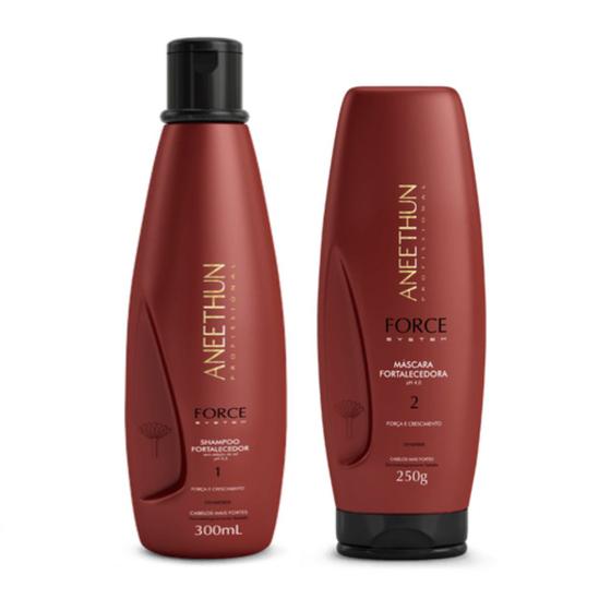 Imagem de Kit Aneethun Force System Shampoo 300ml + Máscara 250g