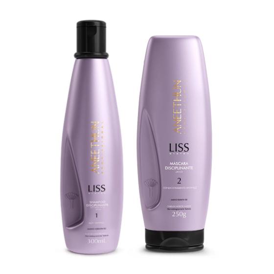 Imagem de Kit Aneethun Liss System Shampoo 300ml + Máscara 250g