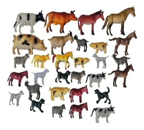Kit Animais Fazendinha Borracha - 10 Animais Variados Menor preço em Kit Animais Fazendinha Borracha - 10 Animais Variados