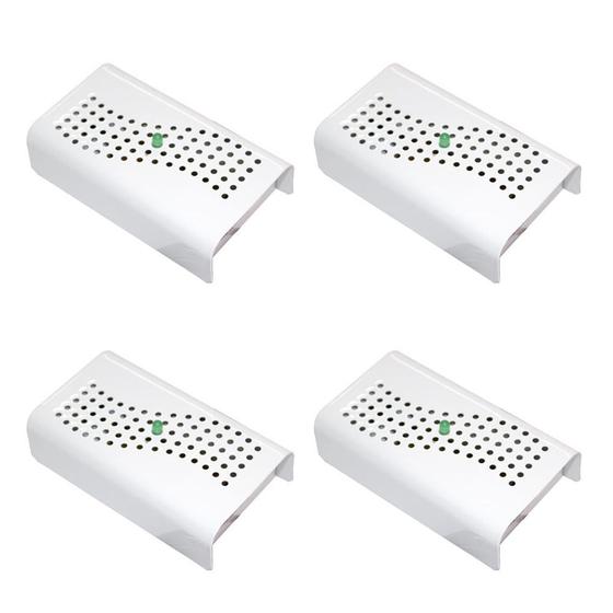 Kit Anti Mofo Eletrônicos Repel Mofo 4 unidades Anti-Ácaro e Fungos Desumidificador 110V - BRANCO Menor preço em Kit Anti Mofo Eletrônicos Repel Mofo 4 unidades Anti-Ácaro e Fungos Desumidificador 110V - BRANCO