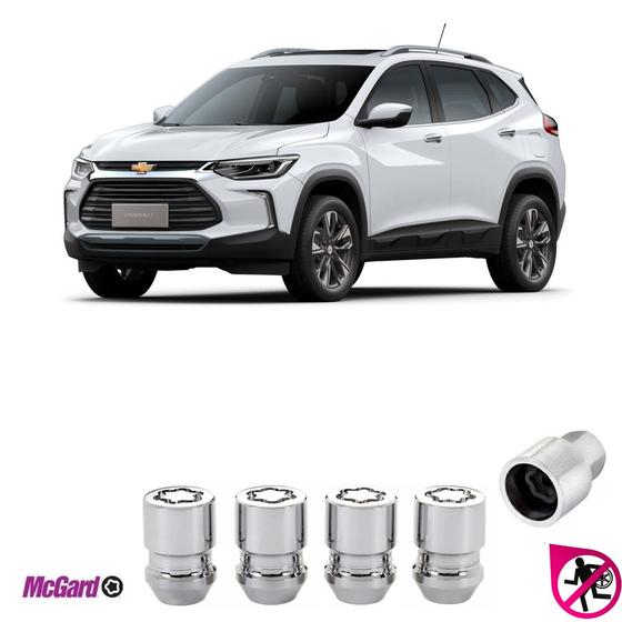 Imagem de Kit Anti-Roubo Antifurto Roda Chevrolet Tracker 2018 a 2023 Original