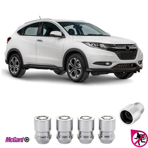 Imagem de Kit Anti-Roubo Trava Antifurto Roda Honda Hr-v 2017 a 2023 Original