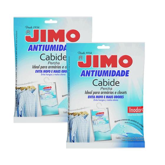 Imagem de Kit Anti Umidade Cabide Guarda Roupa Armário Mofo 2x250g