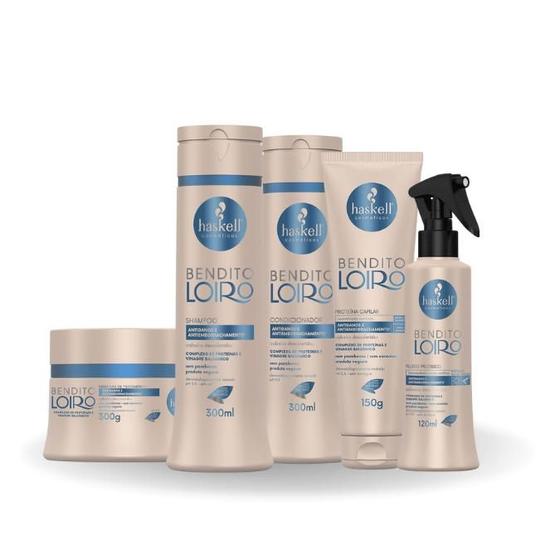 Imagem de Kit Antidanos Bendito Loiro Haskell 300ml