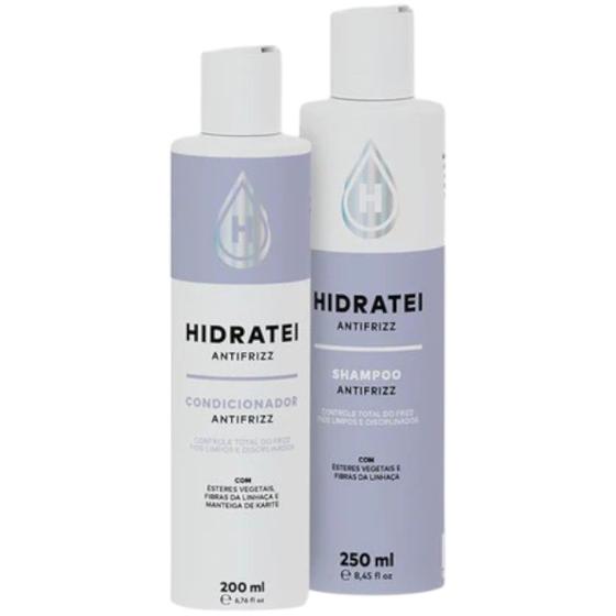 Imagem de Kit Antifrizz Hidratei 1 Shampoo 250ml 1 Condicionador 200ml