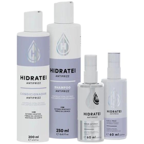 Imagem de Kit Antifrizz Hidratei Completo 4 Itens