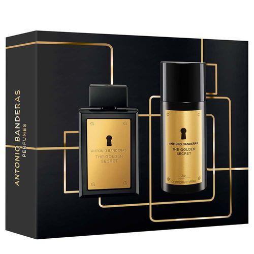 Imagem de Kit Antonio Banderas The Golden Secret - Eau de Toilette 100ml + Desodorante Spray 150ml