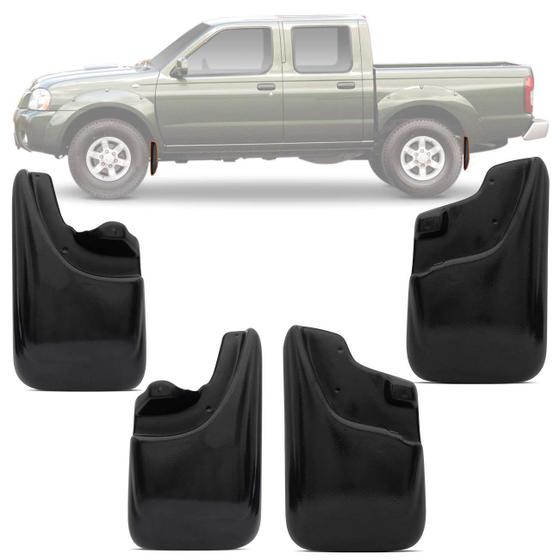 Kit Apara Barro Lameira Protetor Nissan Frontier 2003 2004 2005 2006 2007 Preto 4 Peças Menor preço em Kit Apara Barro Lameira Protetor Nissan Frontier 2003 2004 2005 2006 2007 Preto 4 Peças