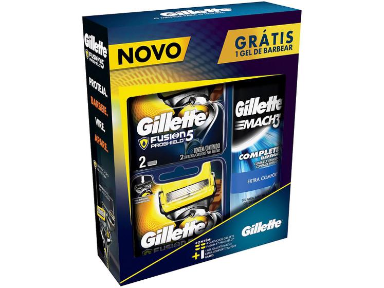 Kit Aparelho de Barbear Gillette Proshield - 2 Peças - Kit para Barba ...