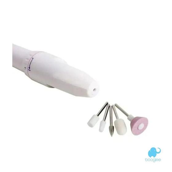 Imagem de Kit Aparelho Lixa Elétrico Portatil Manicure Pedicure