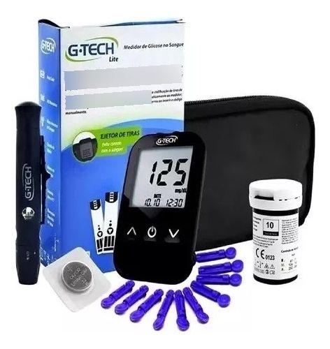 Imagem de Kit Aparelho Medir Diabetes Glicose Glicemia