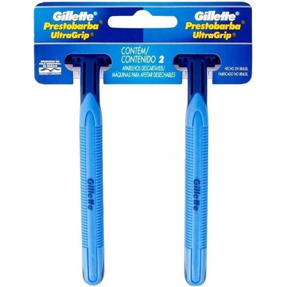 Imagem de Kit aparelhos descartáveis prestobarba ultragrip 2 2un gillette