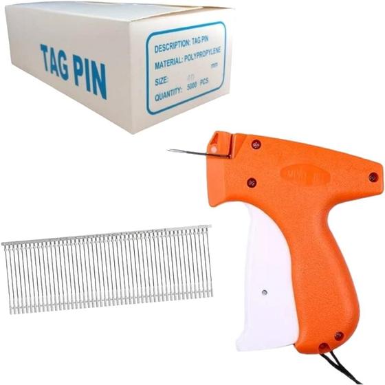Kit Aplicador de Etiquetas / Tag + 1000 Pino Plástico p Roupas - FOX Imagem de Kit Aplicador de Etiquetas / Tag + 1000 Pino Plástico p Roupas