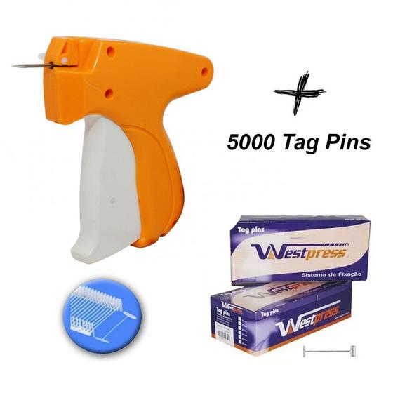 Imagem de Kit Aplicador De Etiquetas Tag Pin De Roupa + 5000 Pins