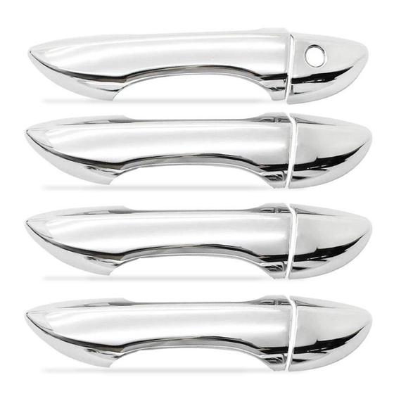 Imagem de Kit Aplique Capa Maçaneta Cromada Corolla 2015+ - 4 Portas - Shekparts