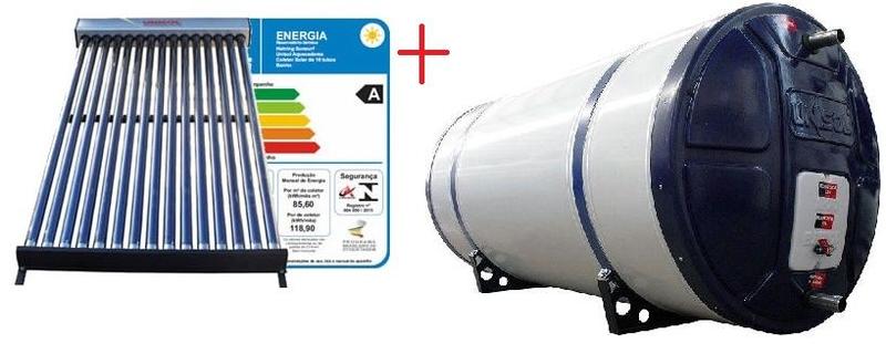 Kit Aquecedor Solar Boiler 600 Litros Coletor Vácuo 40 Tubos Menor preço em Kit Aquecedor Solar Boiler 600 Litros Coletor Vácuo 40 Tubos