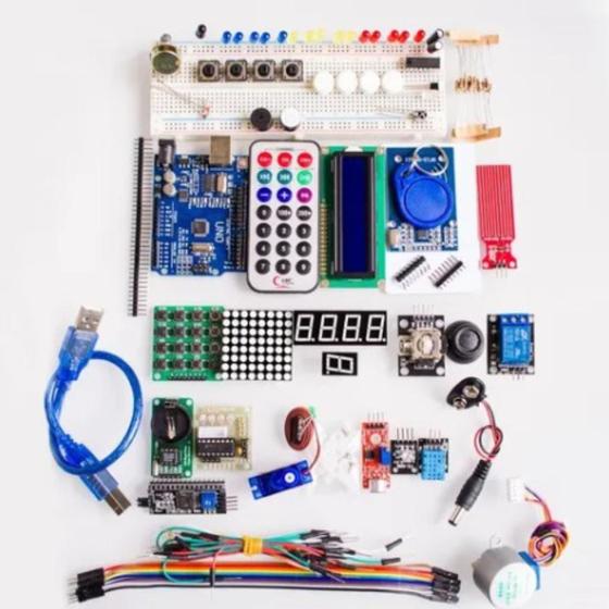 Kit arduino uno rfid completo com maleta plastica Menor preço em Kit arduino uno rfid completo com maleta plastica