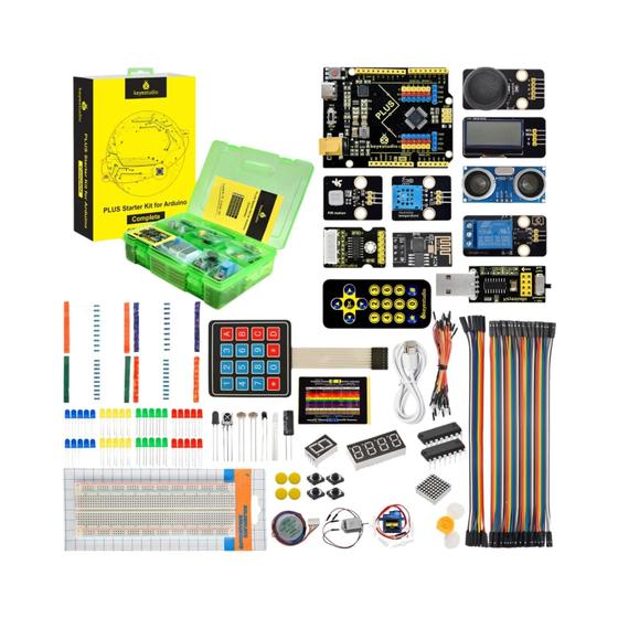 Imagem de Kit Arduino UNO Starter Keyestudio - Ideal para Projetos Eletrônicos e Programação