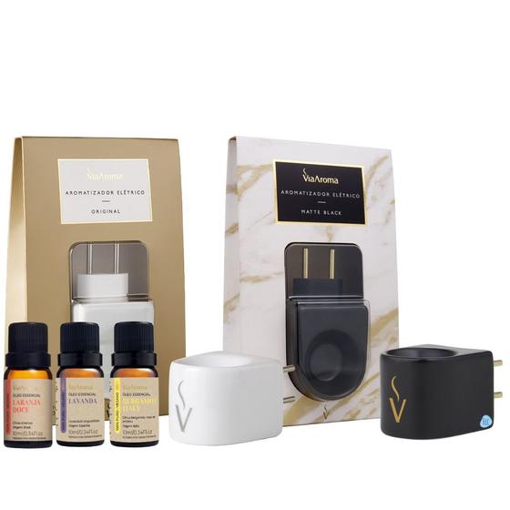 Imagem de Kit Aromaterapia Via Aroma Para Ansiedade e Estresse - Relaxar