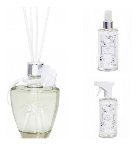 Imagem de Kit  Aromatizador + Home Spray + Agua Aromatica Chá Branco