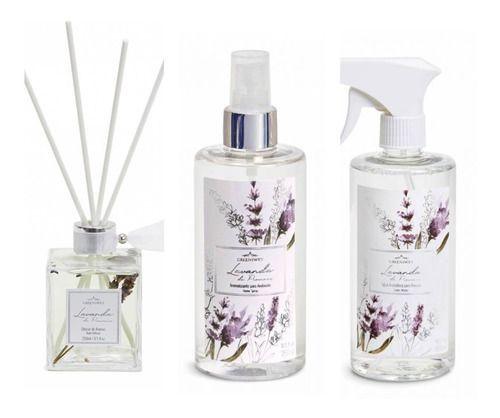 Imagem de Kit Aromatizador + Home Spray + Agua Aromática - Lavanda