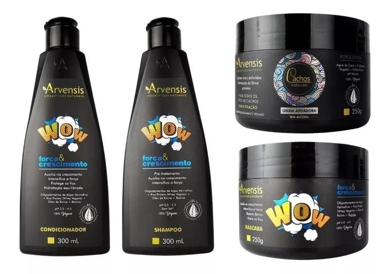 Imagem de Kit Arvensis Força E Crescimento Wow + Geleia Suave 250G