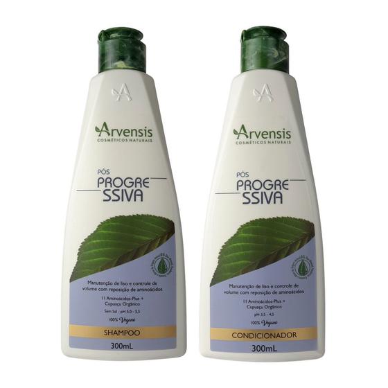 Imagem de Kit Arvensis Pós Progressiva Shampoo e Condicionador 300ml