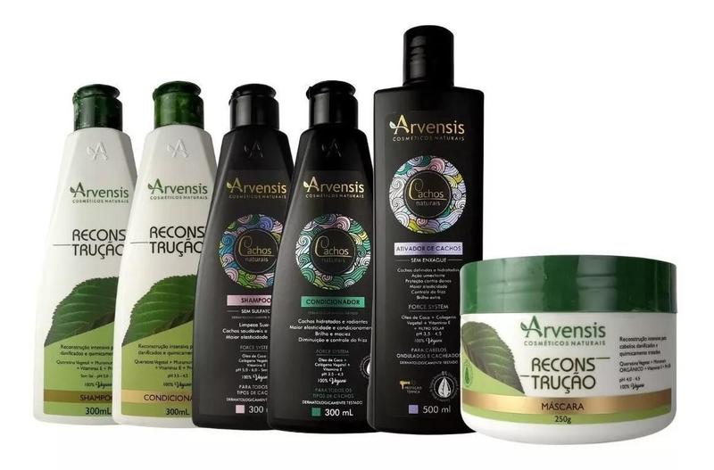 Imagem de Kit Arvensis Reconstrutor + Cachos + Ativador 500Ml