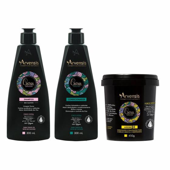 Kit Arvensis Shampoo Condicionador E Máscara 2X1 Menor preço em Kit Arvensis Shampoo Condicionador E Máscara 2X1
