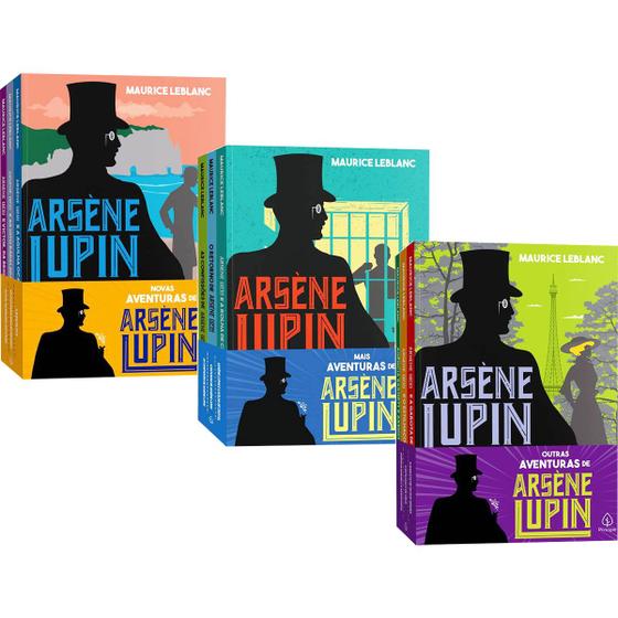 Imagem de kit As Aventuras de Arsène Lupin 9 Volumes Série Netflix