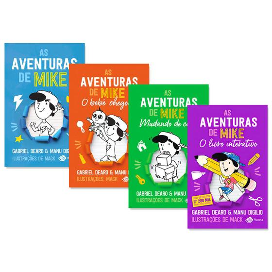 Kit As Aventuras de Mike (Vol. 1, 2, 3) + O Livro Interativo - Outros ...