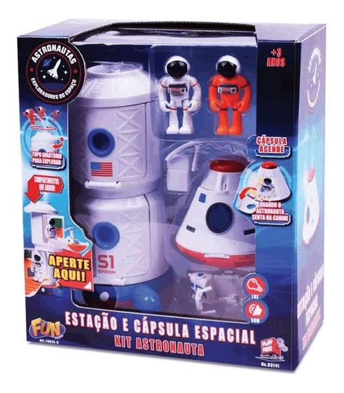 Kit Astronauta Estação E Cápsula Espacial Com Figuras Fun Menor preço em Kit Astronauta Estação E Cápsula Espacial Com Figuras Fun